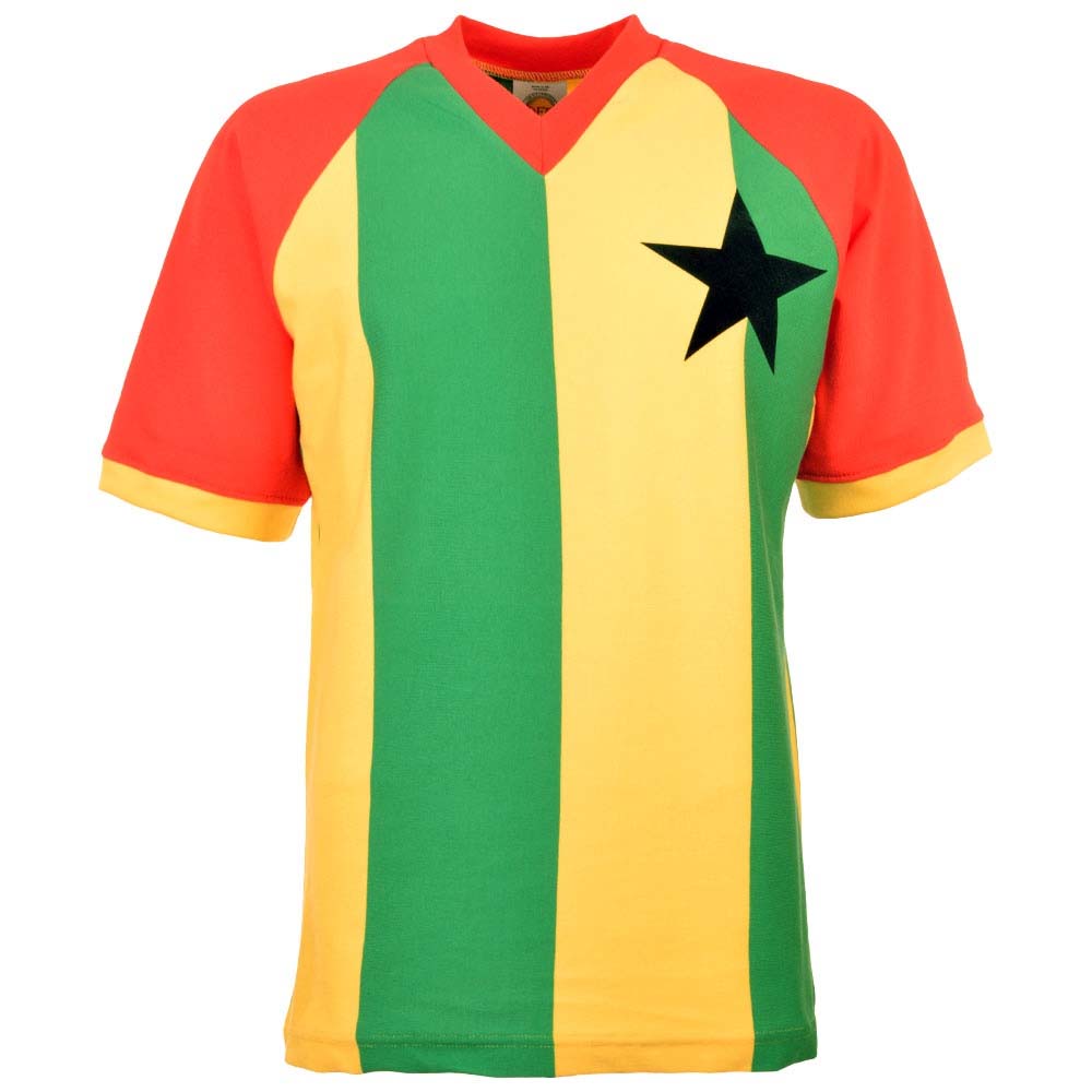 Ghana 1980s Retro Football Shirt [TOFFS3601] - $69.31 Teamzo.com