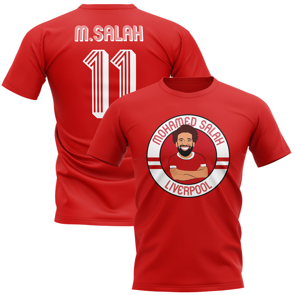 Lige Abnorm Metode Mohamed Salah Liverpool Illustration T-Shirt (Red) [TSHIRTRED] - €25.66  Teamzo.com