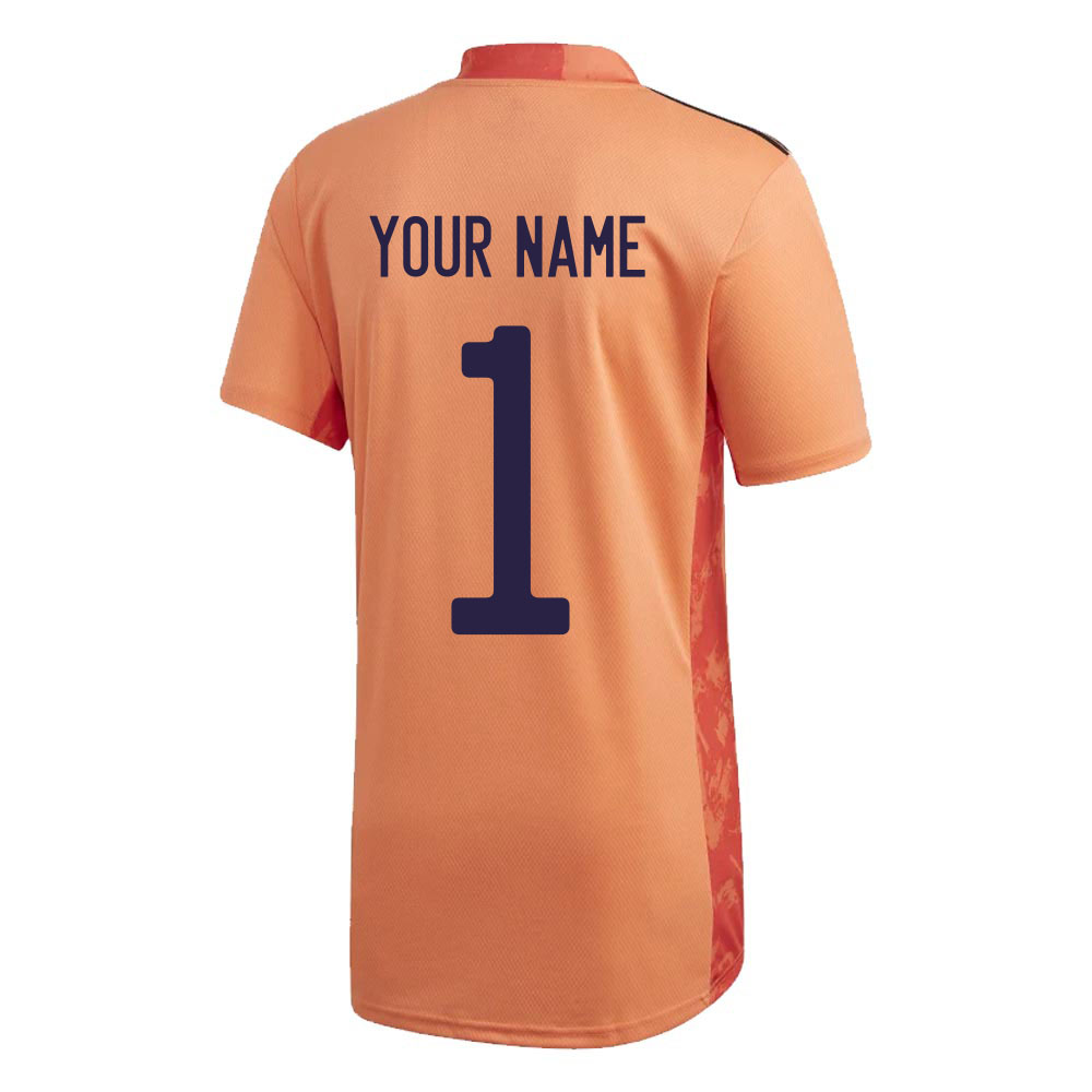 Spain 2020-2021 Home Goalkeeper Shirt (Orange) [FI6247]