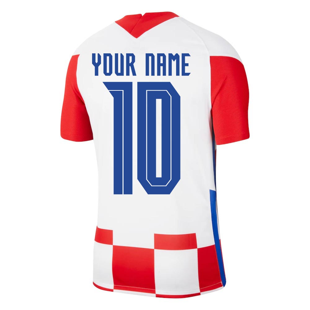 2020-2021 Croatia Home Nike Football Shirt (Kids) (Your