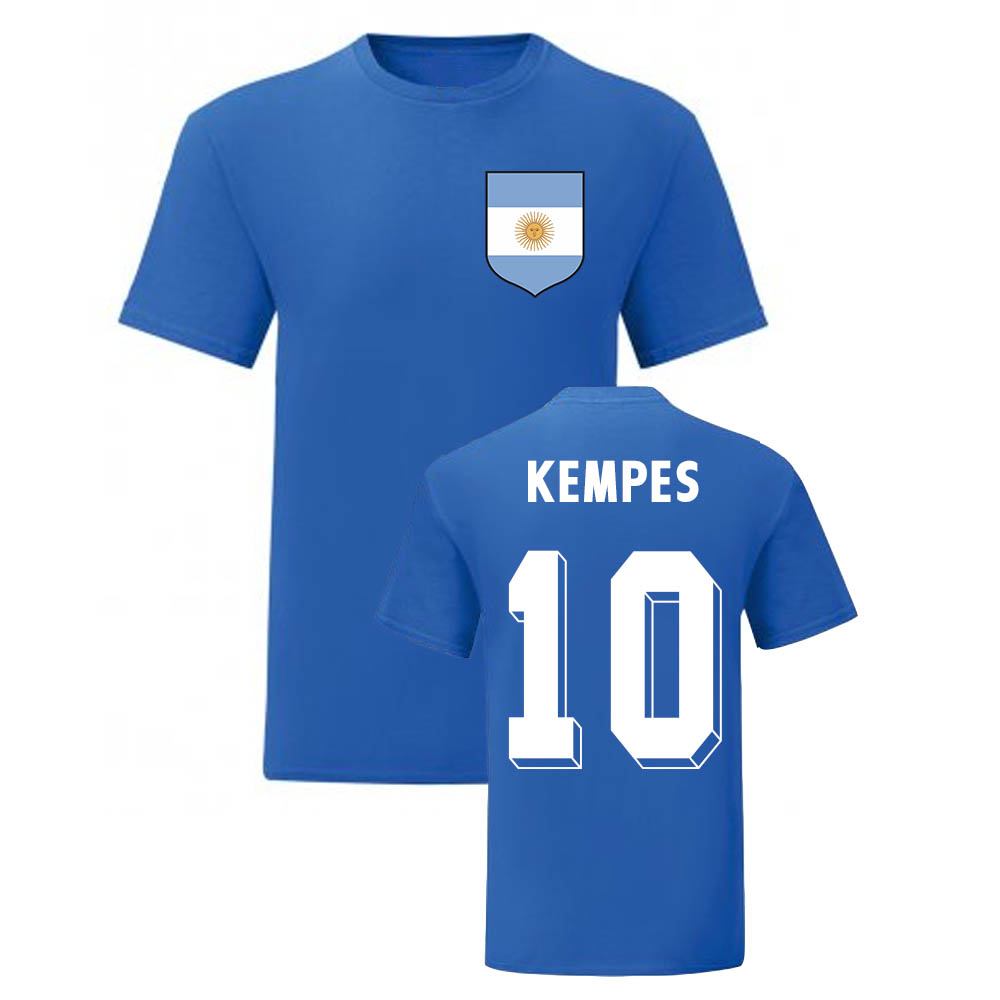 mario kempes shirt