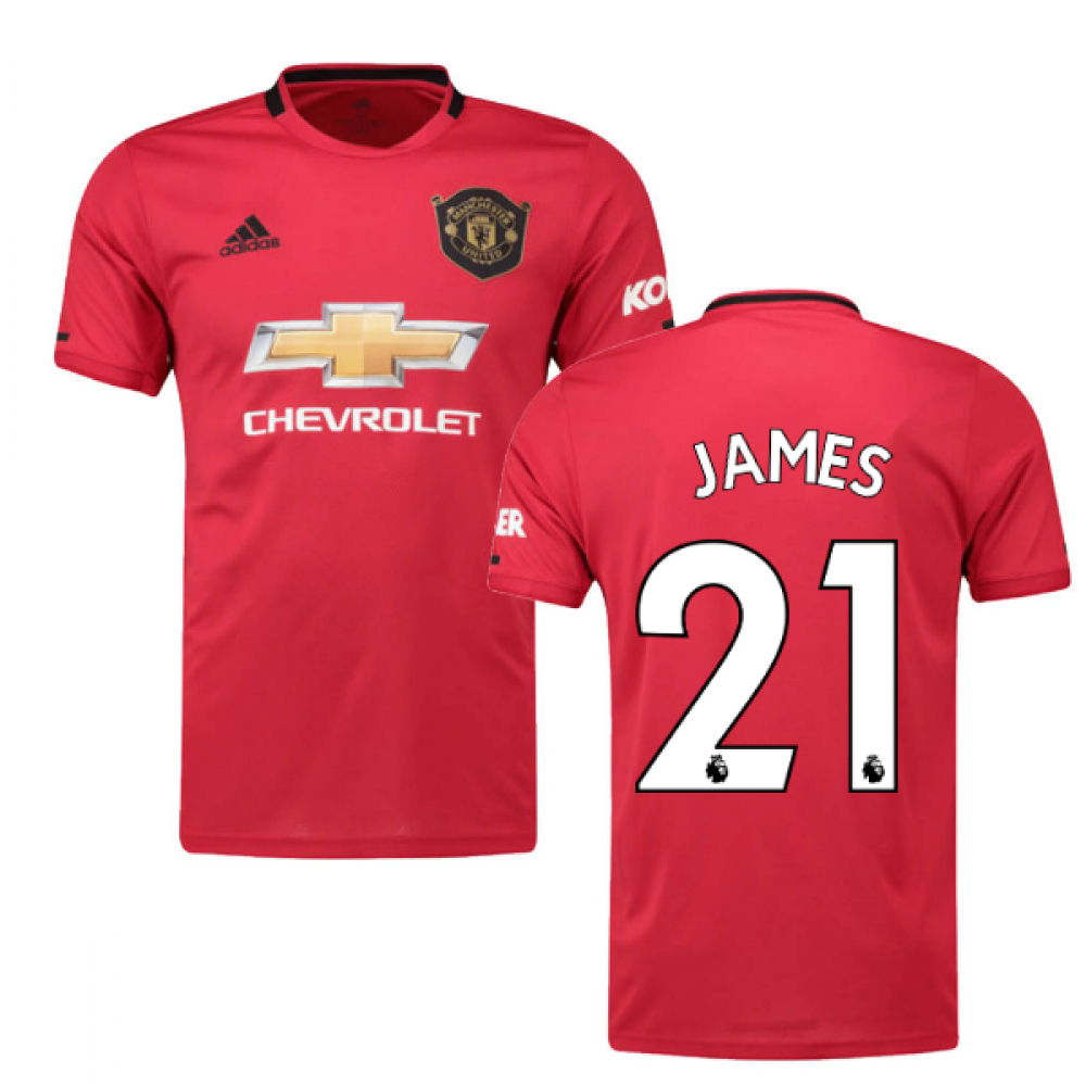 adidas MANCHESTER UNITED DW4138 Youth Home Soccer Jersey - Red