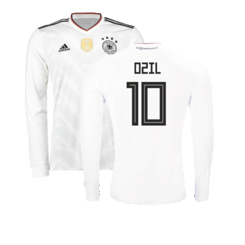 Adidas Germany Home Long Sleeve Jersey [White/Black]