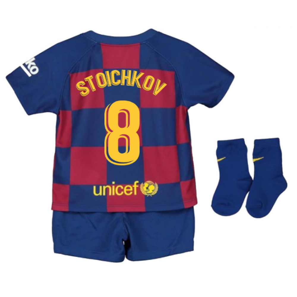 2019-2020 Barcelona Home Nike Football Shirt (STOICHKOV 8)