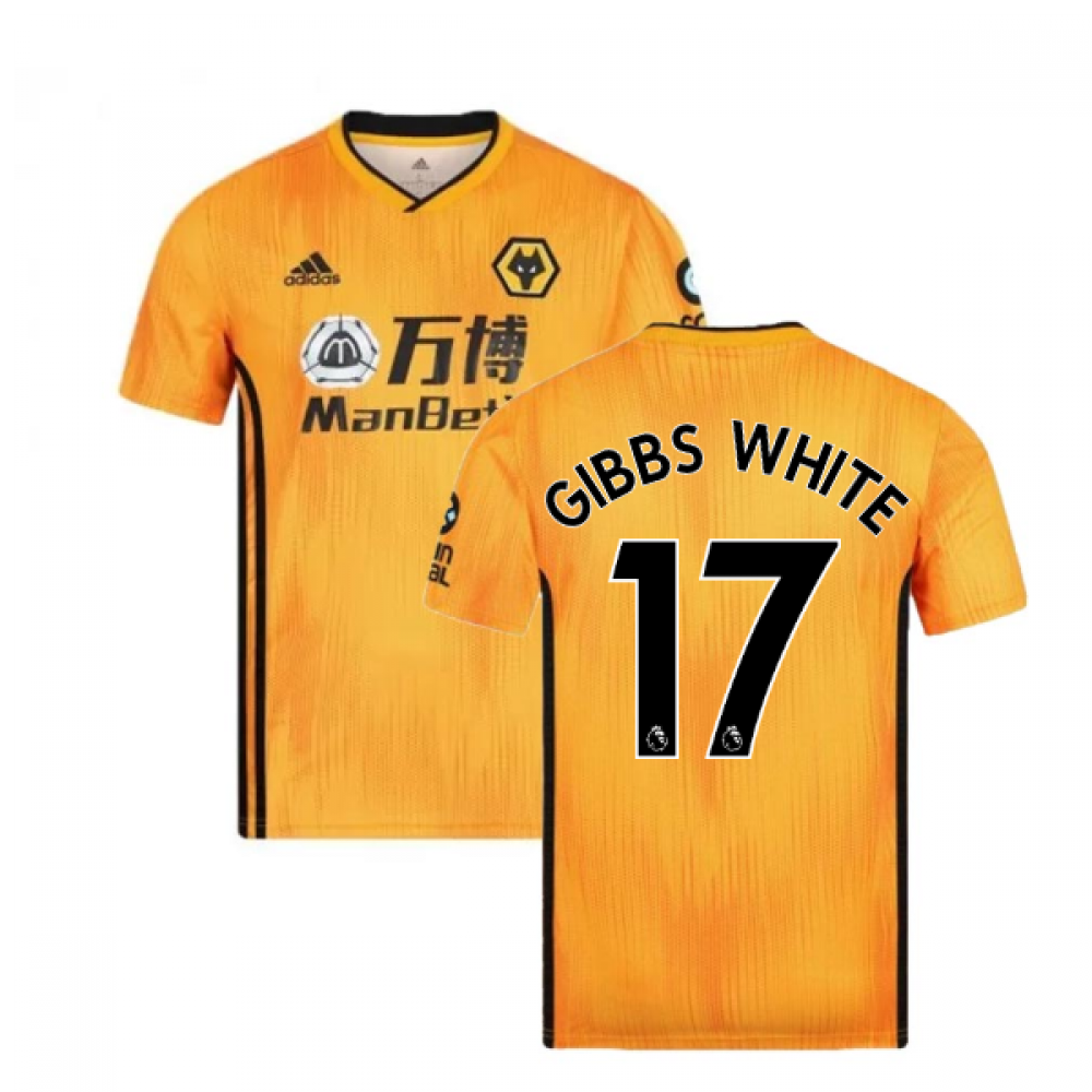 2022 Wolves #17 Gibbs-White Third Soccer Club Jersey - Official