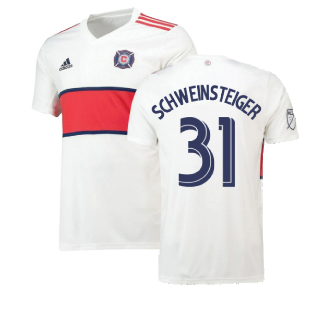 2019 Chicago Fire Adidas Away Football Shirt SCHWEINSTEIGER 31 DP9036 254022 74.99 Teamzo