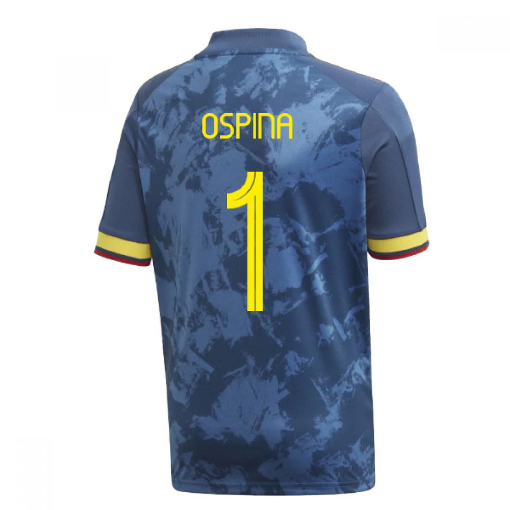 2020 2021 Colombia Away Adidas Football Shirt Kids OSPINA 1