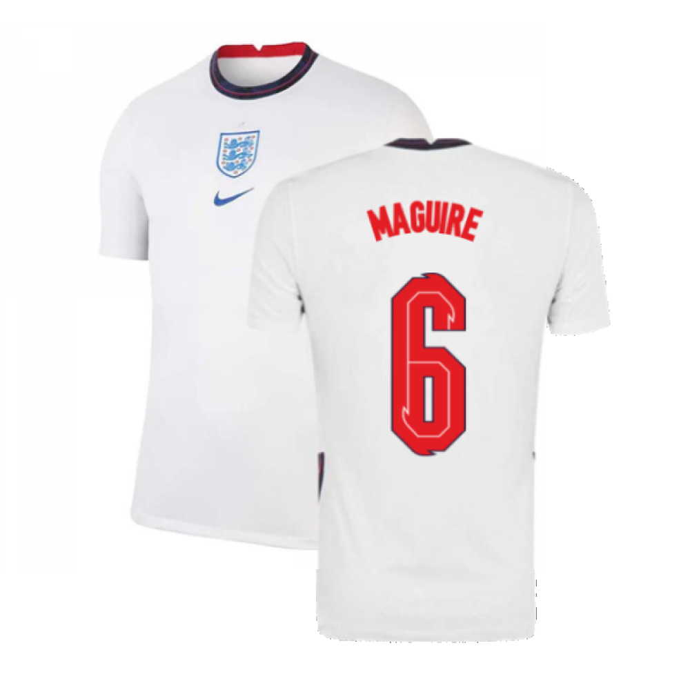 : Nike 2020-2021 England Home Football Soccer T-Shirt