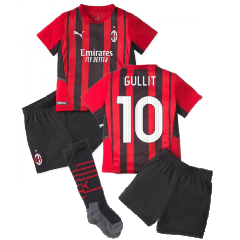 2021-2022 AC Milan Home Mini Kit (GULLIT 10)