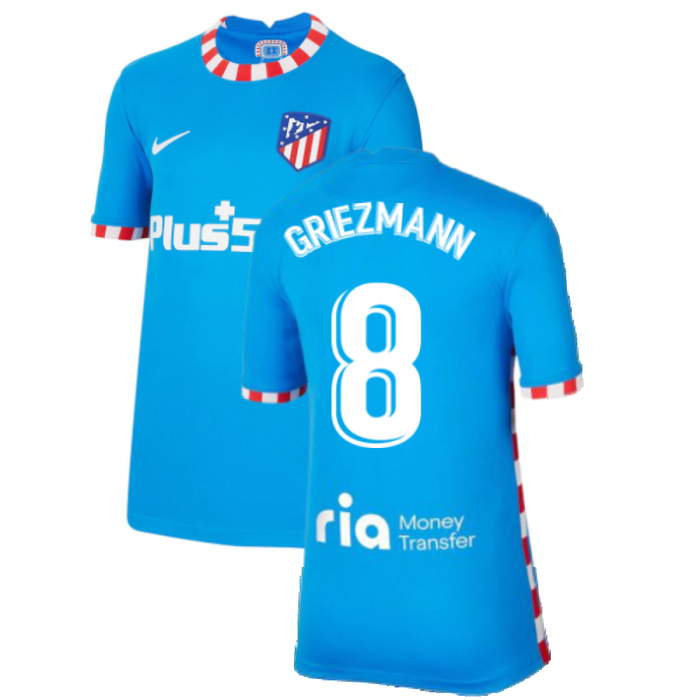 2021-22 Atletico MADRID Third S/S No.8 Greizmann 21-22 ATM Uefa CL jersey  shirt