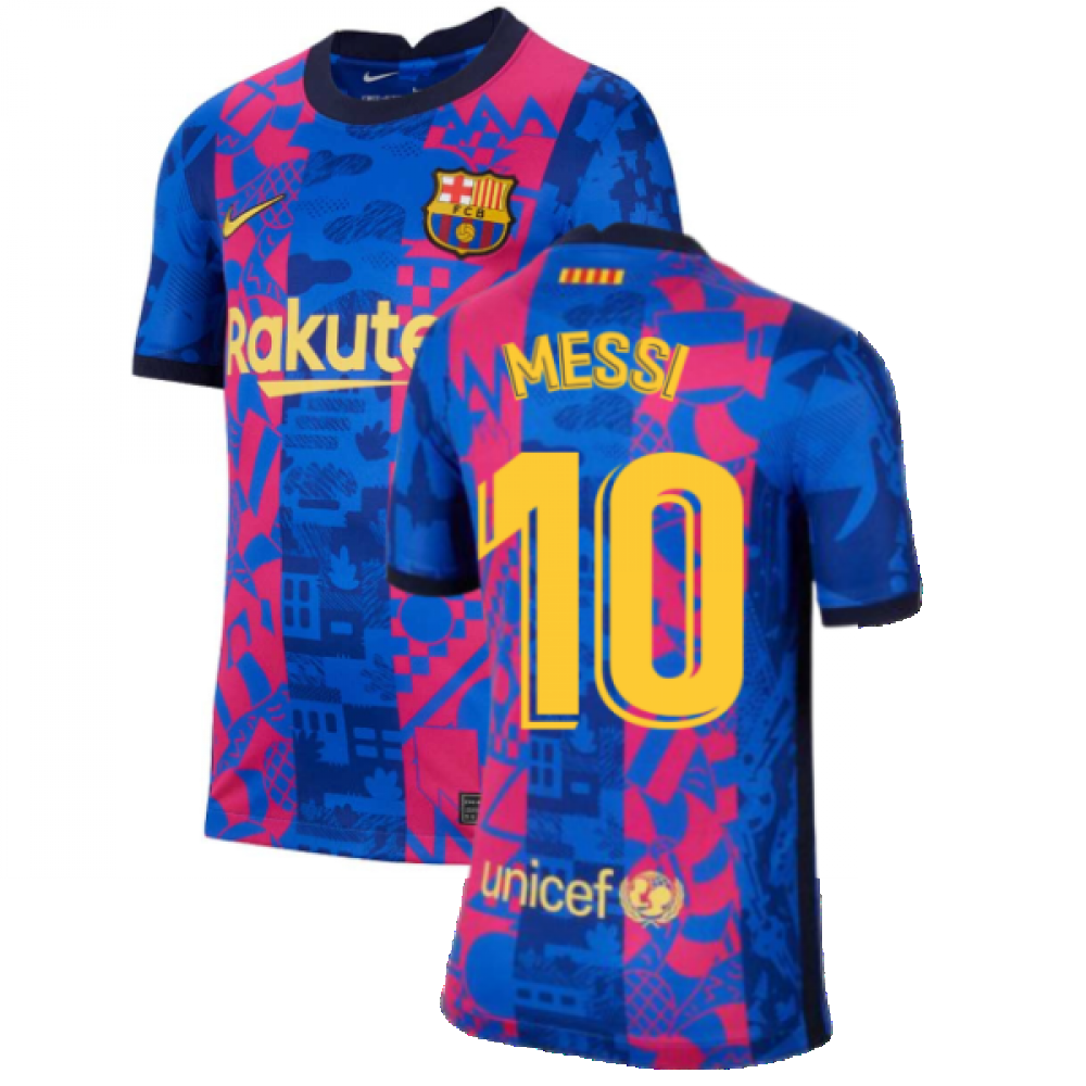 Messi Barcelona Jersey Youth Size Small