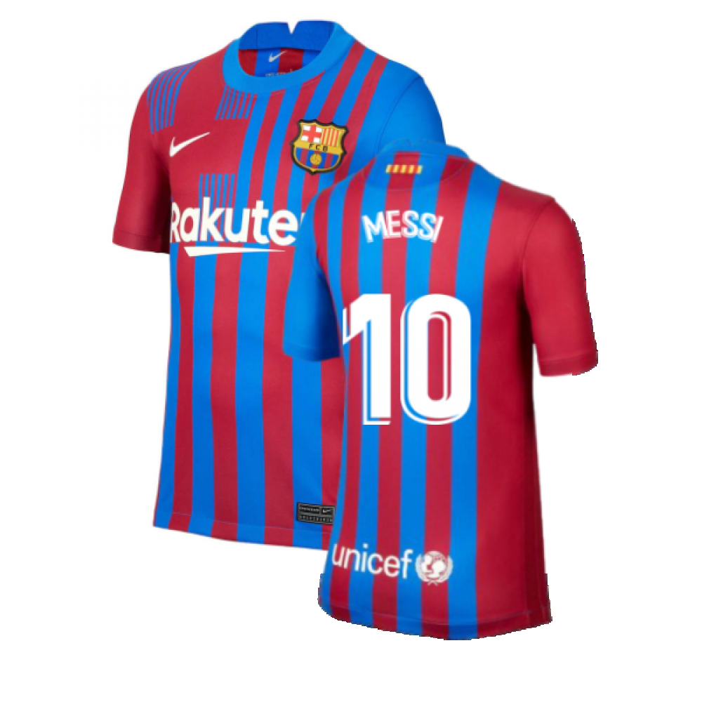 2021-2022 Barcelona Vapor Match Home Shirt (Kids) (MESSI 10)  [CV8203-428-219151] - $132.86 Teamzo.com