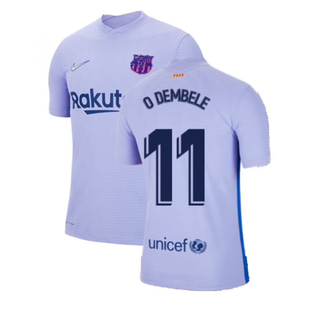 2021 2022 Barcelona Vapor Away Shirt O.DEMBELE 7 CV7846 581 221628 168.40 Teamzo