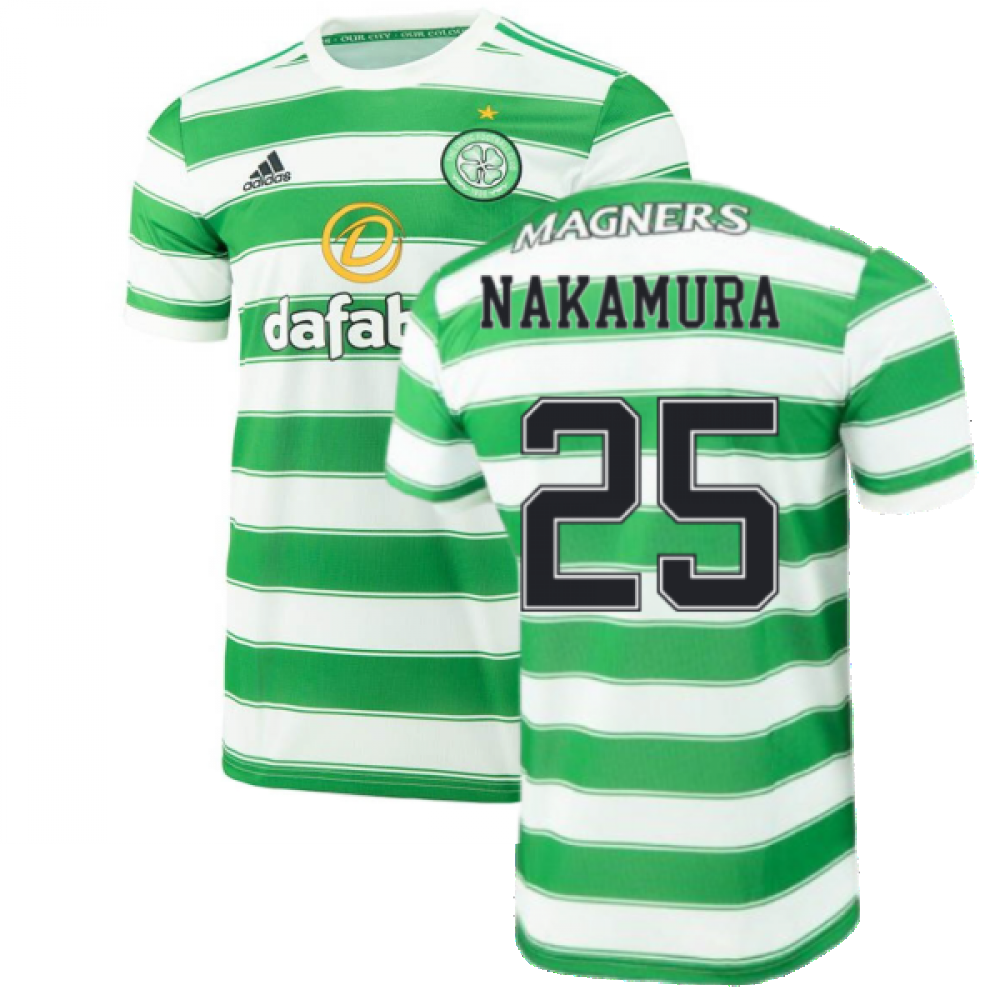 Celtic FC Nike NAKAMURA #25 Player Issue Champions League Jersey Kit Size  Large