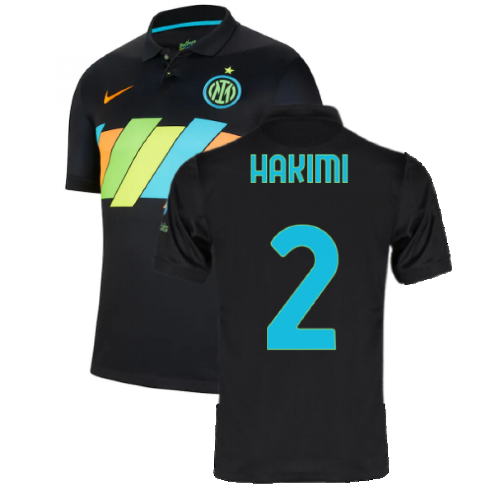 Replica HAKIMI #2 Inter Milan Third Away Jersey 2020/21 By Nike