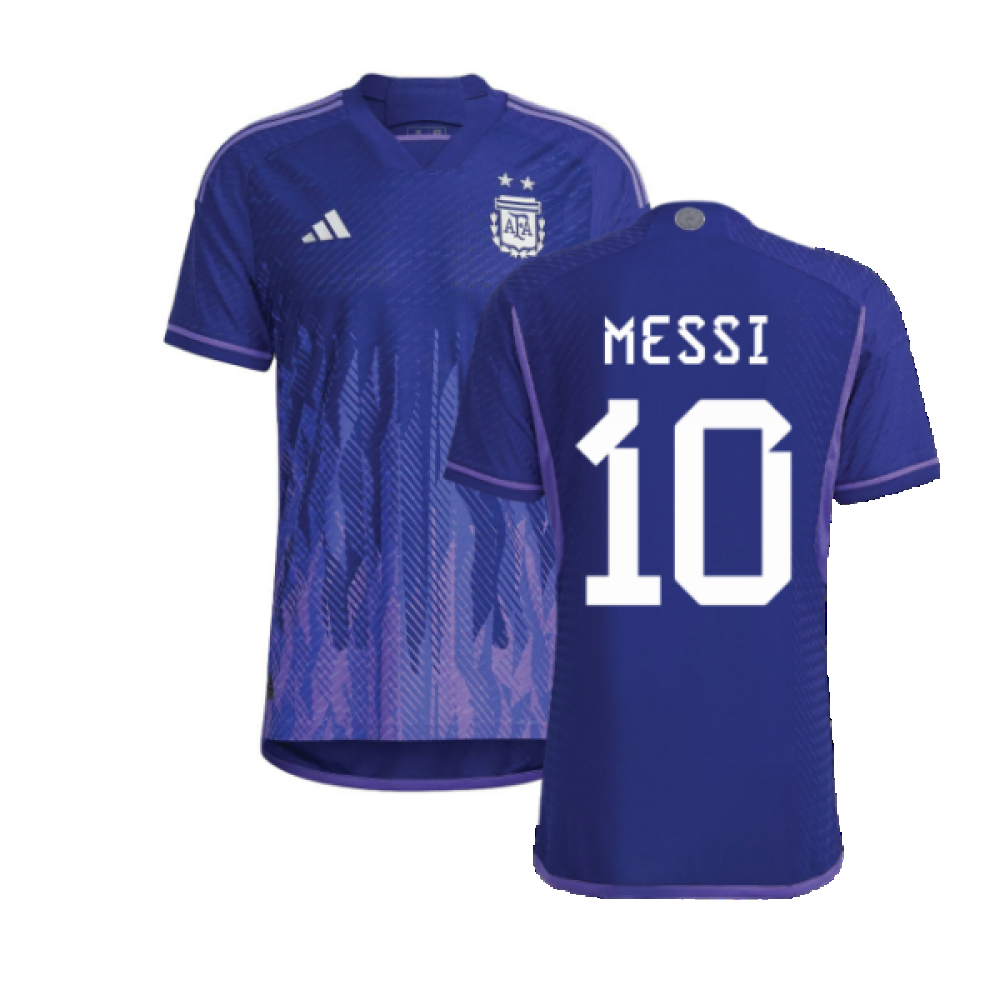 Buy #10 Messi Argentina Away Kit Kids 2022/23