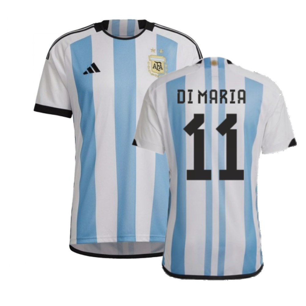 Buy StrapsCo DI MARIA #11 Argentina Home Jersey 2022/23 Soccer