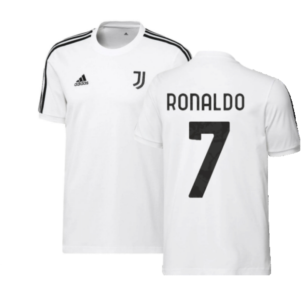 2022 2023 Juventus DNA 3S Tee White RONALDO 7