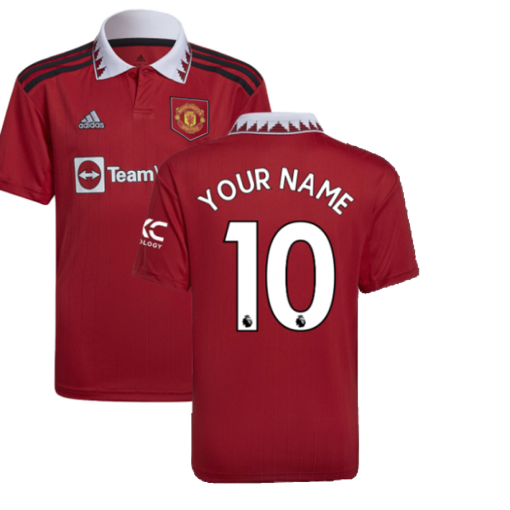 Buy Official 2022-2023 Man Utd Home Shirt (Kids) (Your Name)