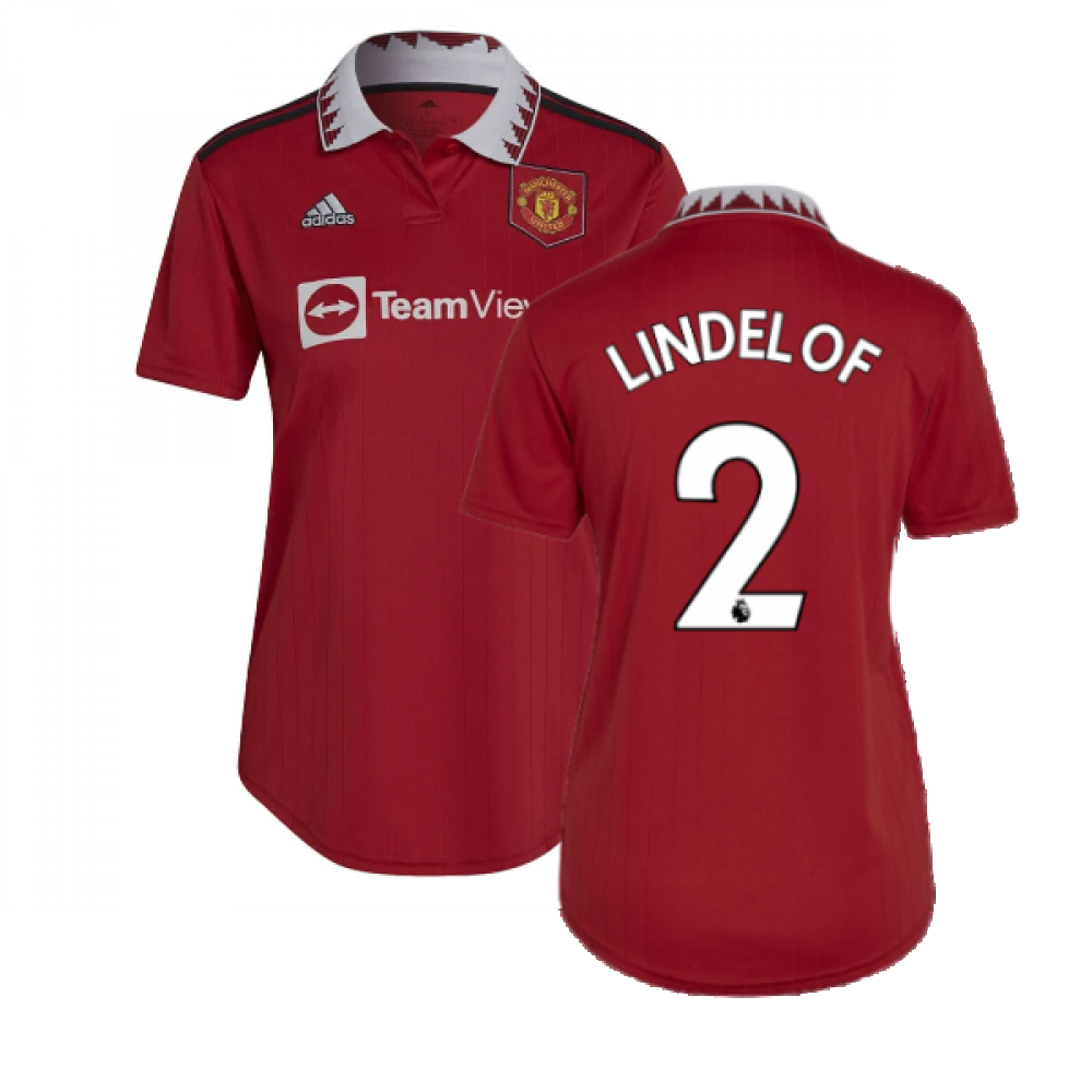 2022-2023 Man Utd Home Shirt (Ladies) (LINDELOF 2) [H64056-251636] - $98.22  Teamzo.com