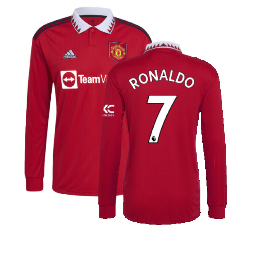 Ronaldo Long Sleeve Jersey Manchester United 