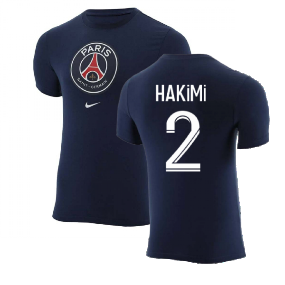 PSG 2021-2022 Away Shirt (HAKIMI 2) [CV7902-101-222009] - £139.95 Teamzo.com