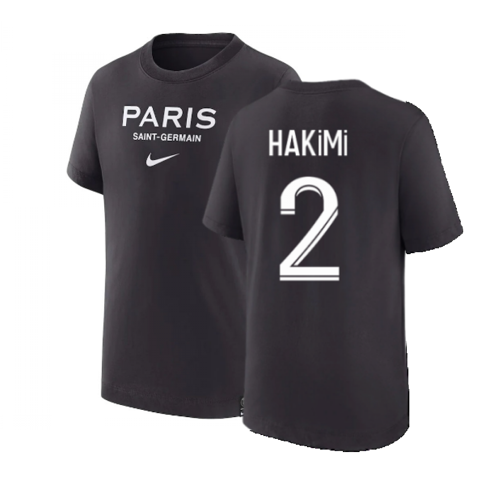 2021-2022 PSG Little Boys Fourth Kit (HAKIMI 2) [DH8089-101-241215] -  $91.41 Teamzo.com