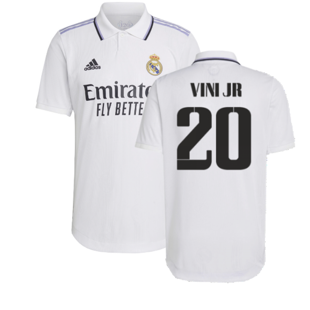 Real Madrid Vinicius 7 Jersey and Trousers - Home First Season 2022/2023 -  Junior - Official Licensed Replica