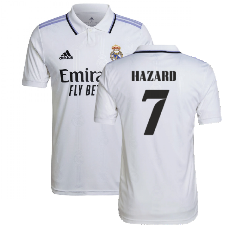 Adidas Real Madrid Home 2020 7 Hazard Jersey - FutFanatics