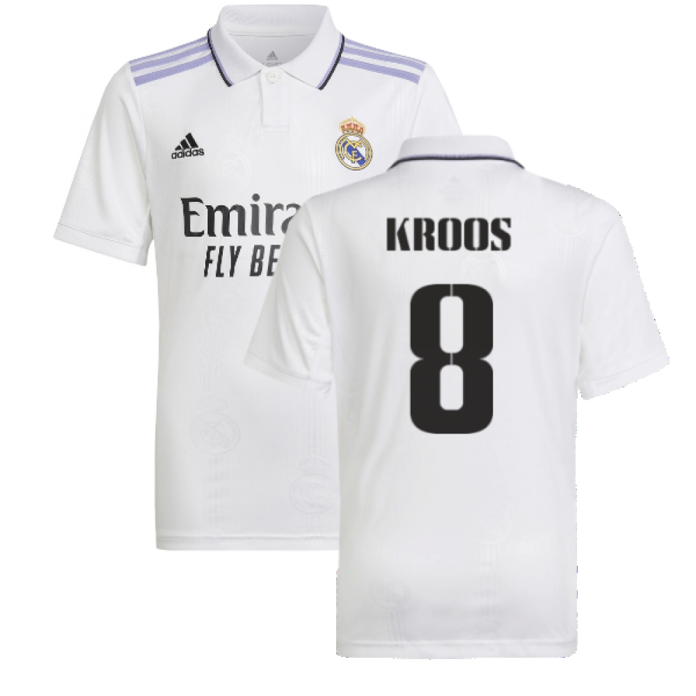 Real Madrid 2021-2022 Home Shirt (Kids) (KROOS 8) [GR3994-214052] - $97.97  Teamzo.com