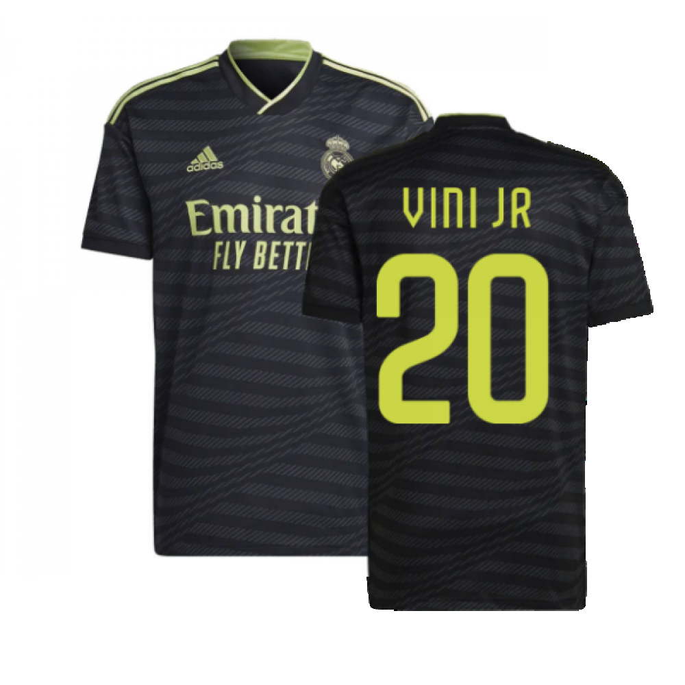 2022-2023 Real Madrid Away Shirt (Kids) (VINI JR 20) [HA2660-258943] -  $115.74 Teamzo.com