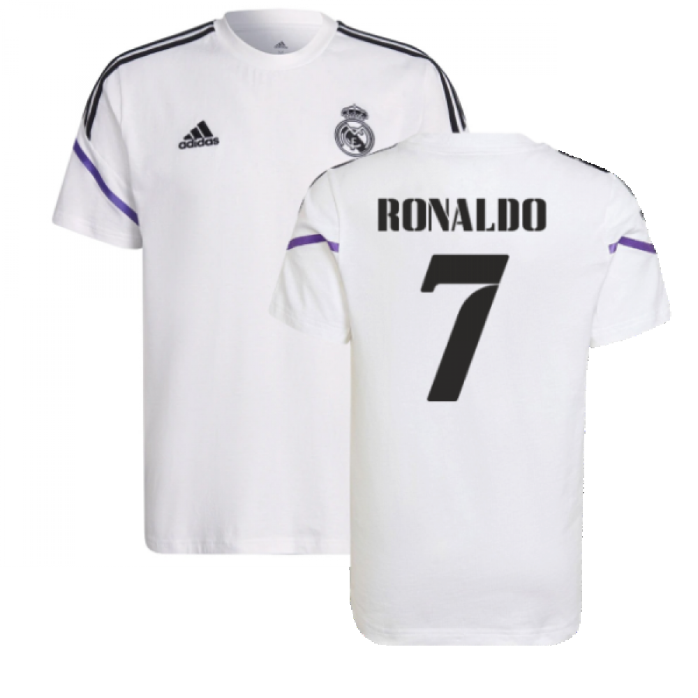 2022-2023 Real Madrid Training Shirt (Black) (RONALDO 7)