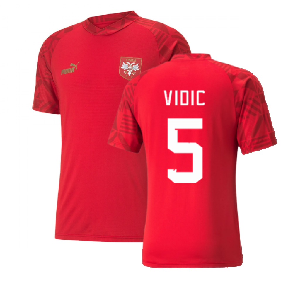 Vidic jersey on sale