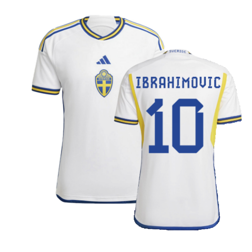 Adidas Sweden Home 2022 11 Ibrahimovic Jersey - Futfanatics