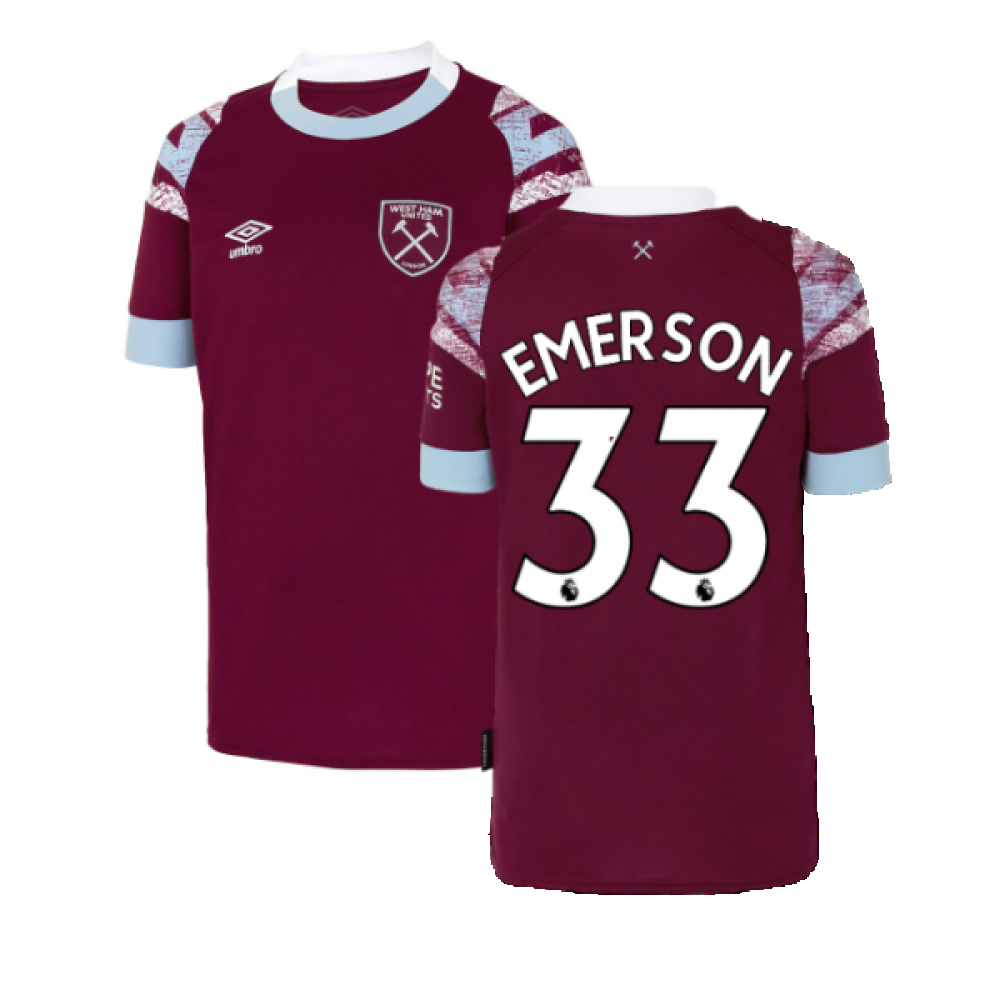 Kids west ham sales shirt