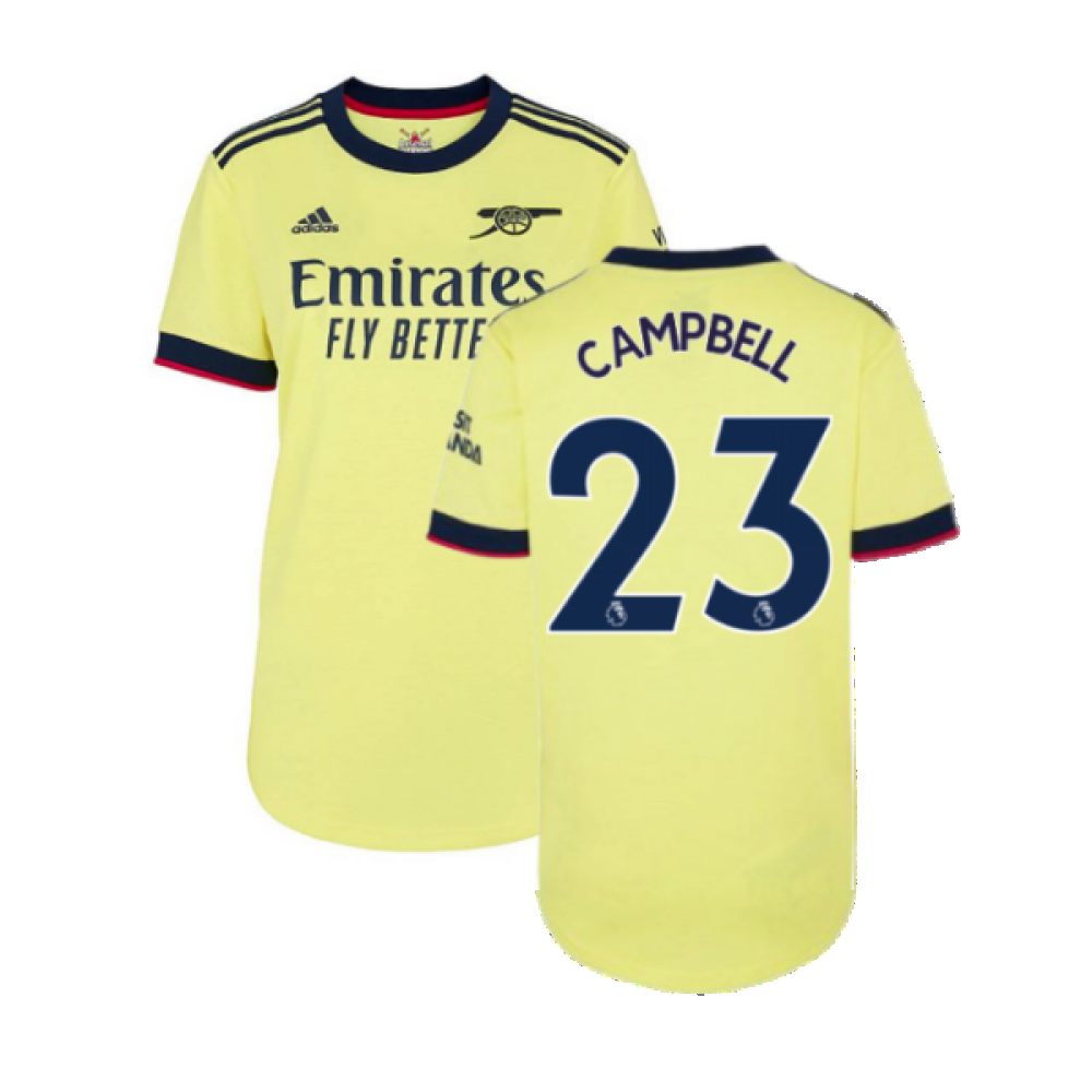 Arsenal 2021-2022 Away Shirt (Ladies) (CAMPBELL 23) [GQ3250-210766