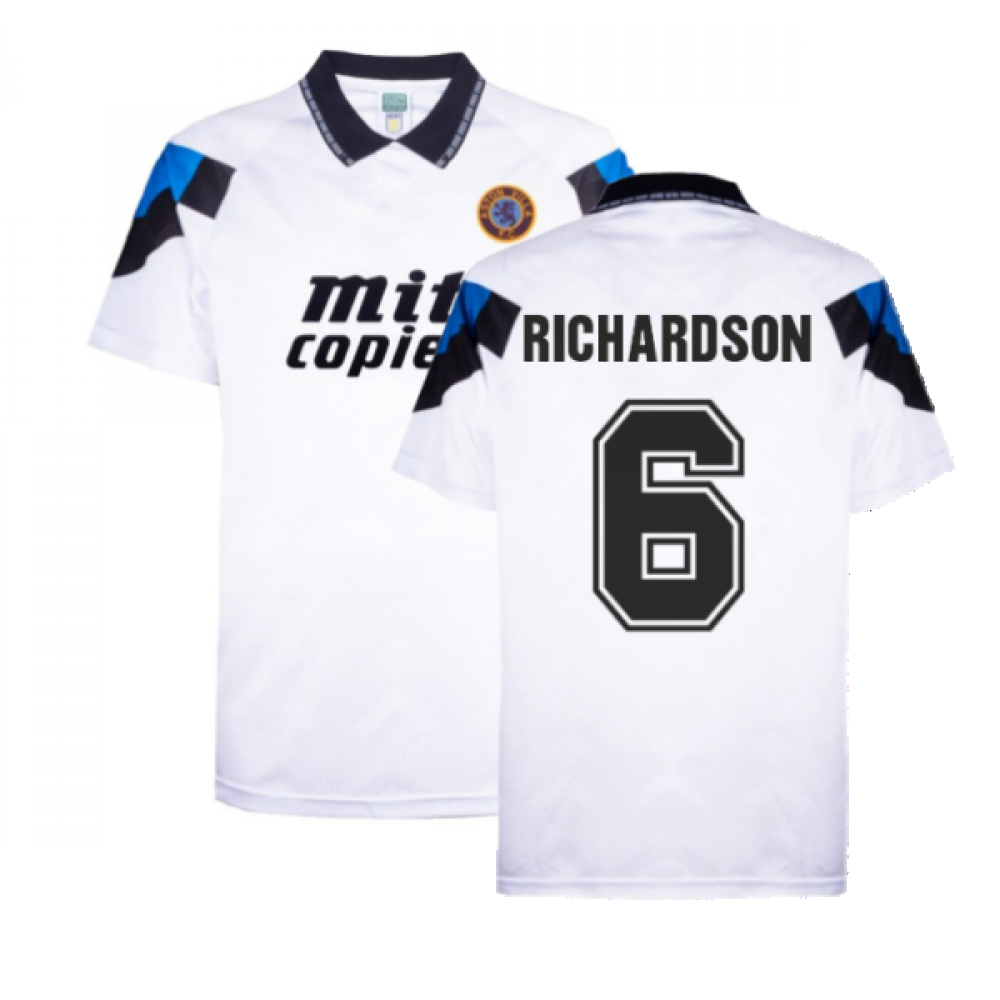 White Score Draw Inter Milan 1992 Away Shirt