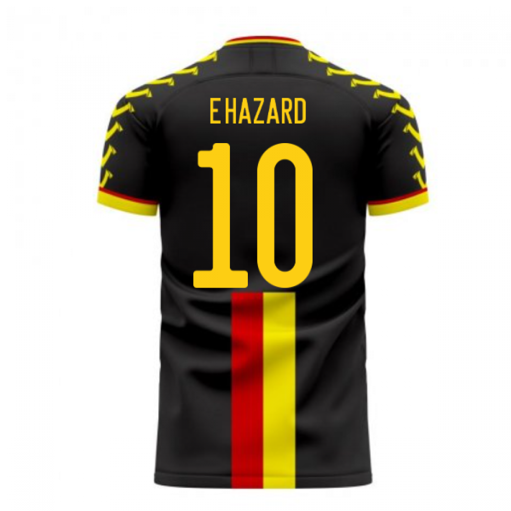 Belgium 2024 2025 Away Concept Football Kit Viper E.HAZARD 10