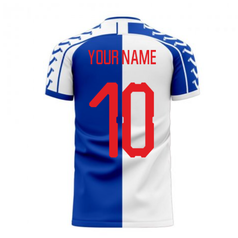 Blackburn 2023-2024 Home Concept Football Kit (Viper) (Your Name) - Kids (Long Sleeve) BLACKBURN21HOMEVIPER-207575-KIDS