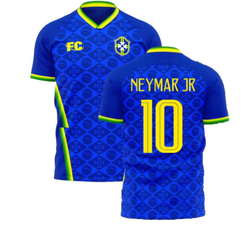 Brazil Neymar Jr #10 Brazil National Team Soccer Jersey Men's