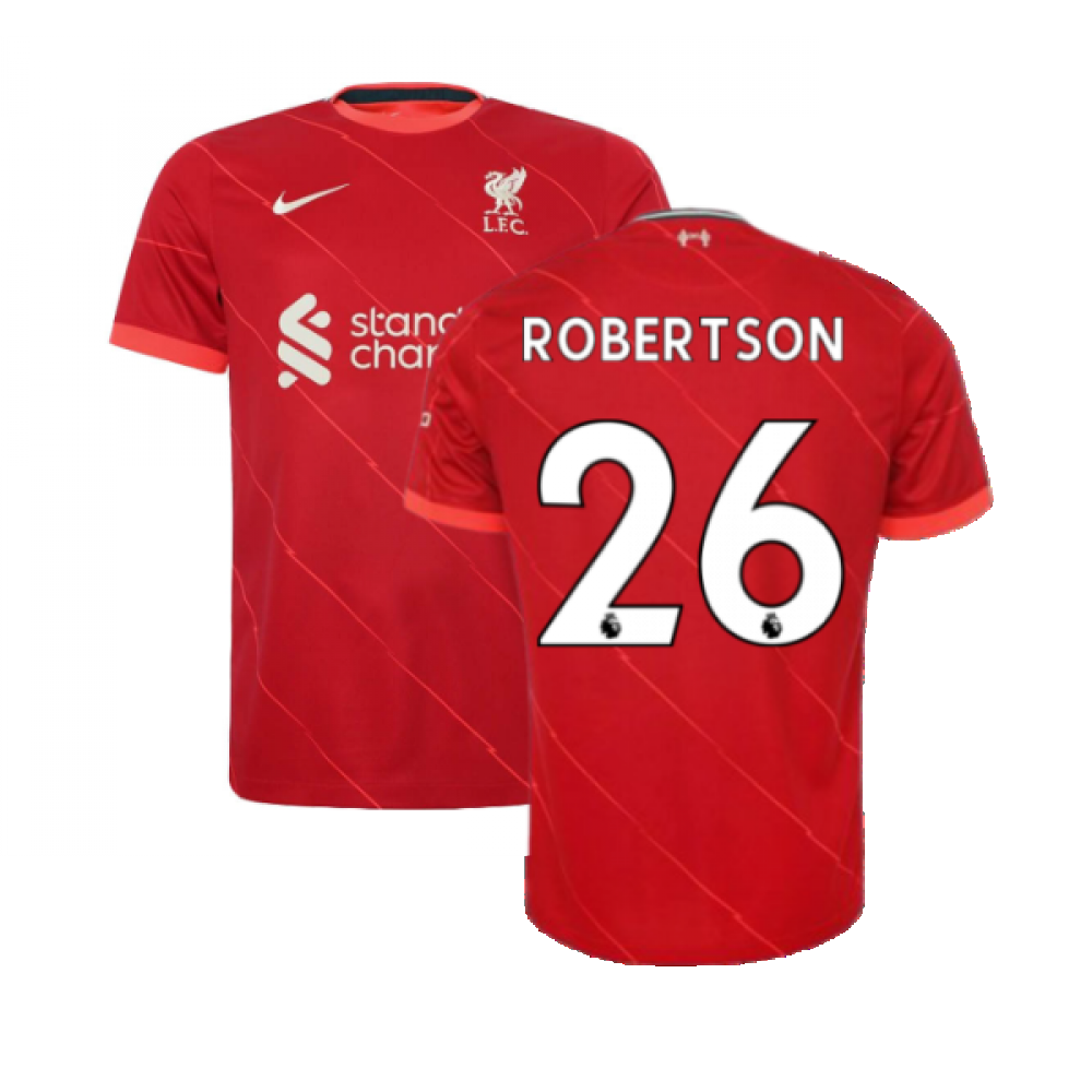 Segunda Camiseta Liverpool Jugador Robertson 2021-2022