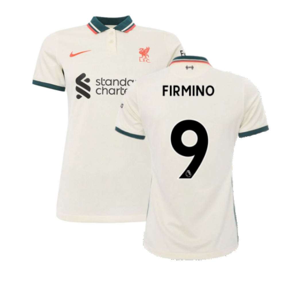 Liverpool UCL & FA CUP Away/Third Shirt 2018-22 FIRMINO 9 Official Player  Issue Size Name Number Set