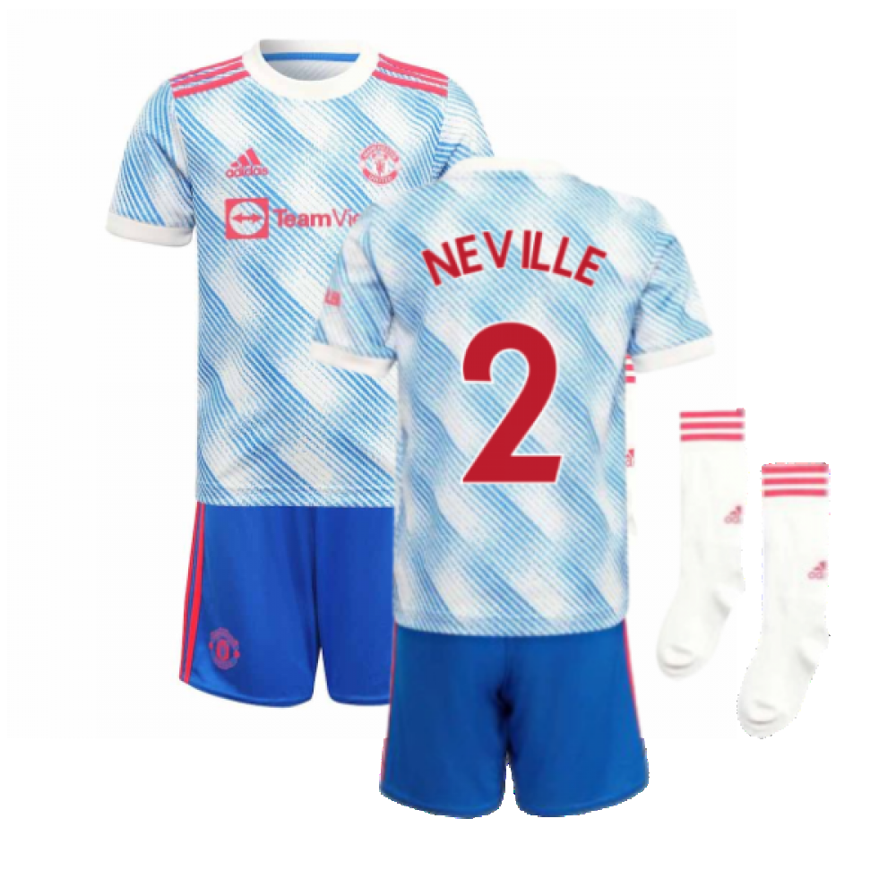 Man Utd 2021-2022 Away Shirt (Ladies) (NEVILLE 2) [GS2404-223575] - $117.68  Teamzo.com