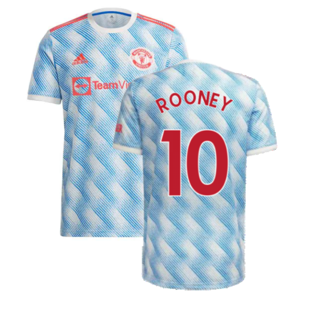 Buy Official Man Utd 2021-2022 Away Baby Kit (ROONEY 10)