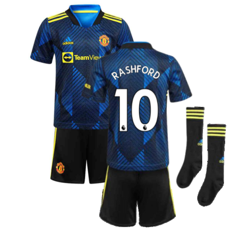 Manchester United Third Shirt 2021-22 With Rashford 10