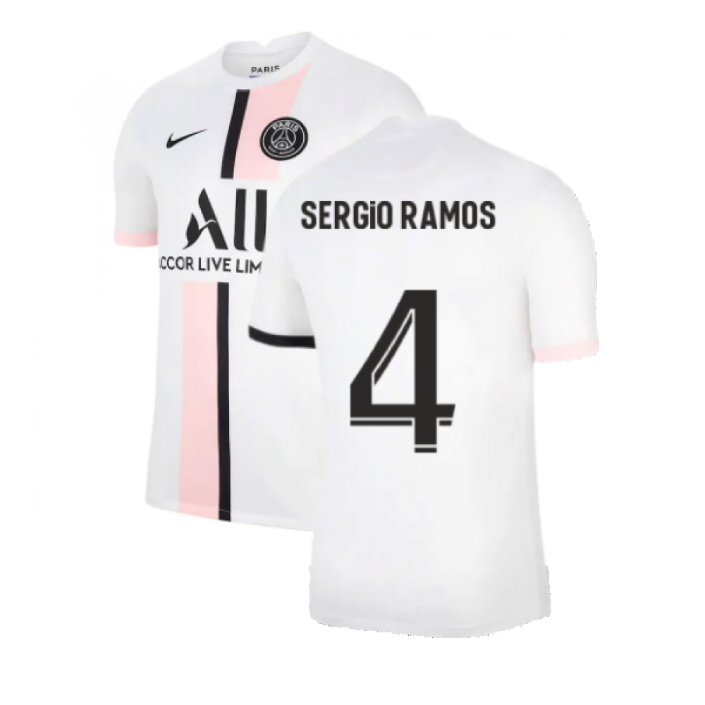 Paris Saint-Germain T-Shirt Sergio Ramos PSG - Official Collection, White :  : Sports & Outdoors