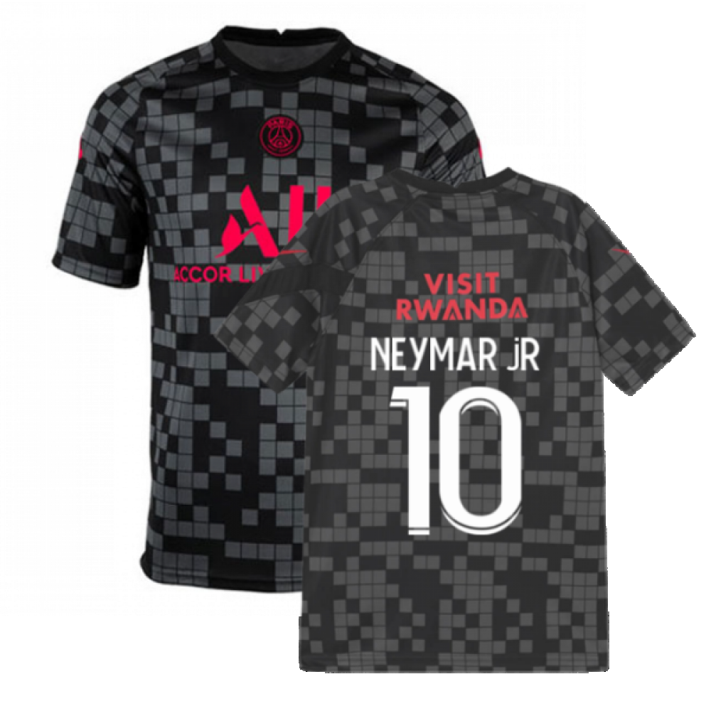 2022-2023 PSG Pre-Match Training Shirt (Black) - Kids (NEYMAR JR 10)  [DN1298-011-257732] - $82.83 Teamzo.com