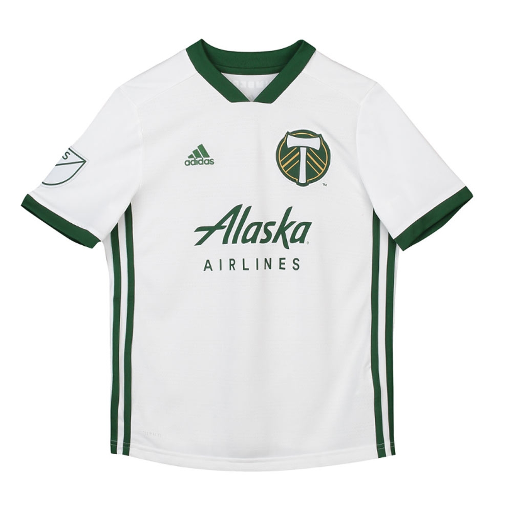 Portland Timbers Away football shirt 2011 - 2013. Sponsored by Alaska  Airlines