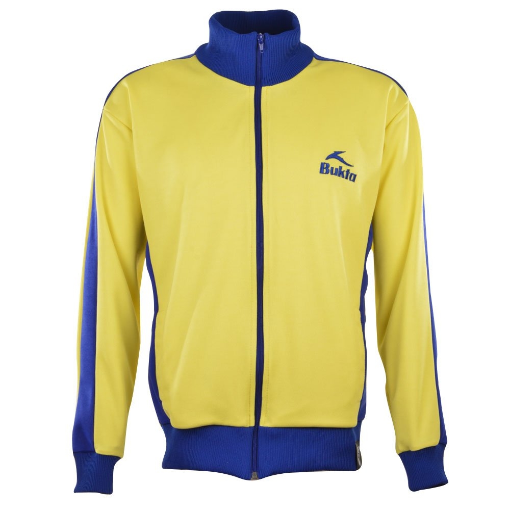 BUKTA Track Top Yellow with Royal Panels/Cuffs/W'Band
